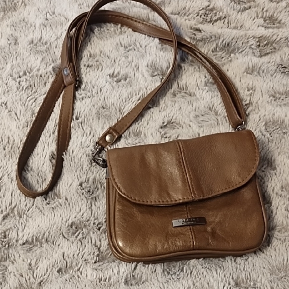 Lorenz Accessories Chocolate Brown Crossbody Bag